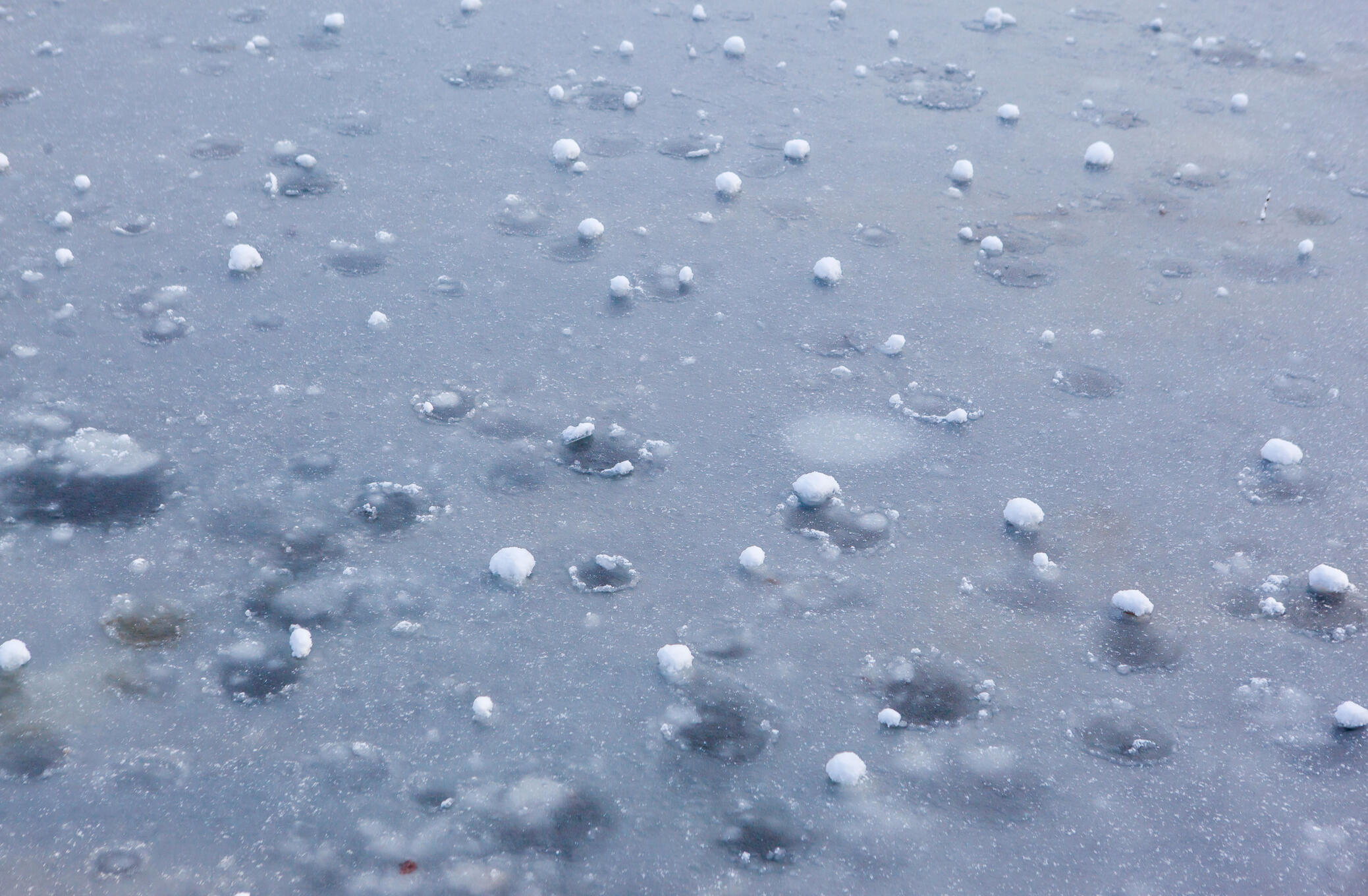 Hailstones falling during a Colorado hailstorm, showing the type of damage severe weather can cause to homes and property.